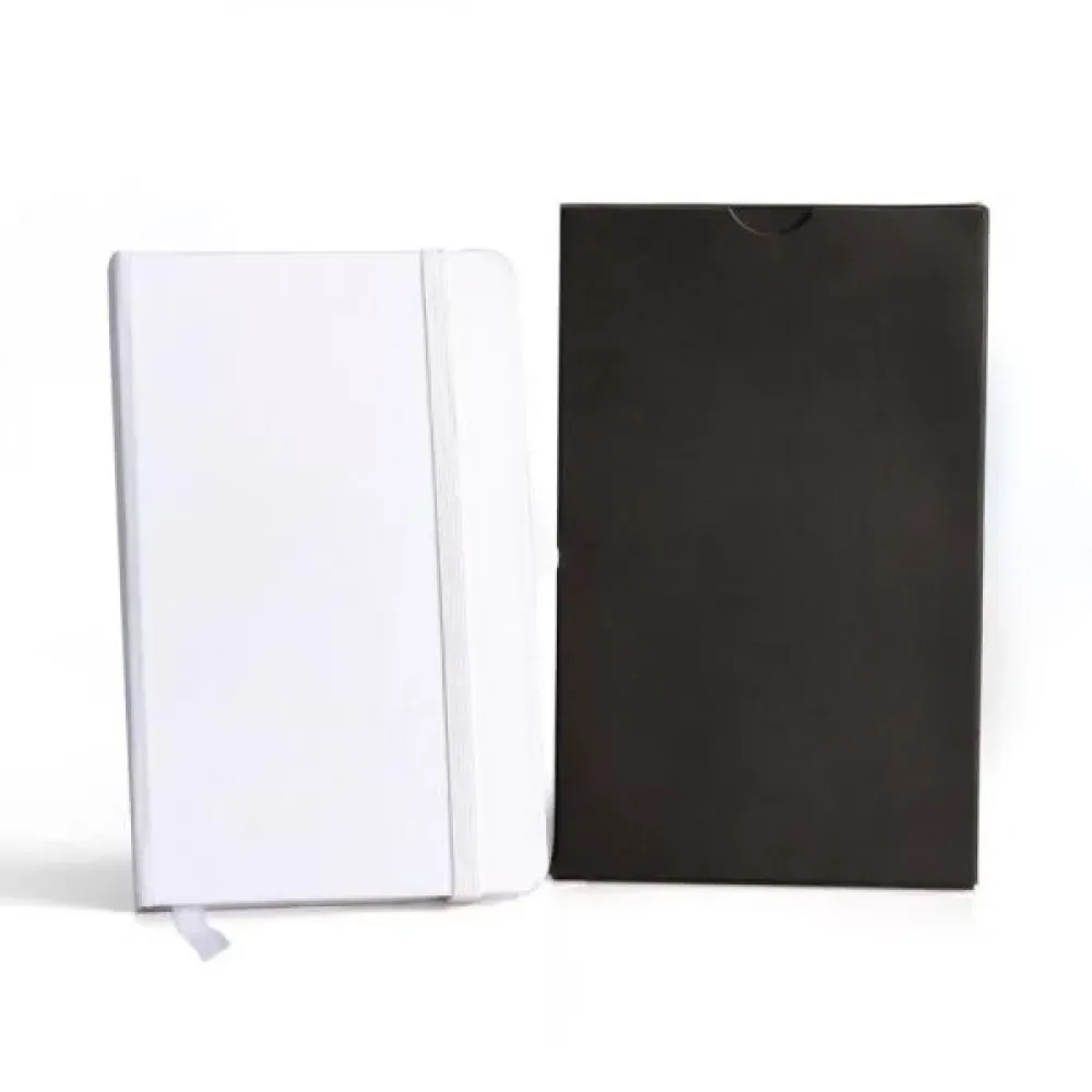 CADERNETA S/ PAUTA BRANCA - 14X21 CM-LE-31370