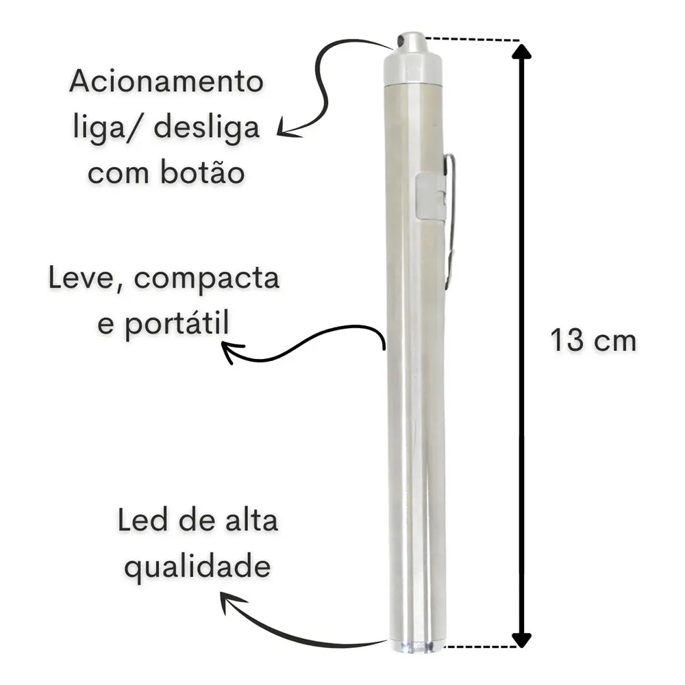Lanterna Médica com luz de LED