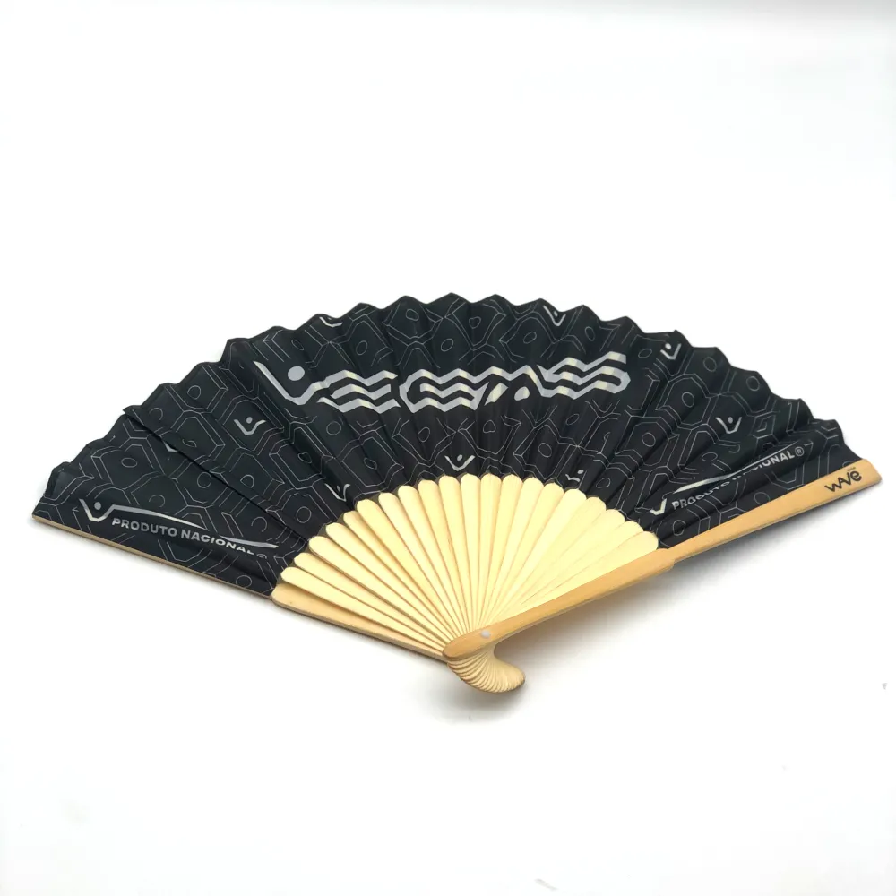 Leque com haste de bambu-LN463LF001