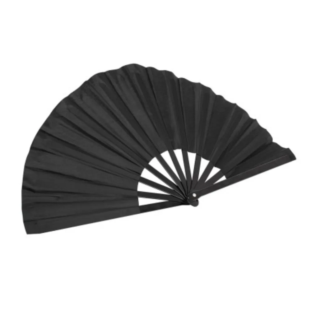 Leque personalizado em nylon com haste em plástico-LQ02