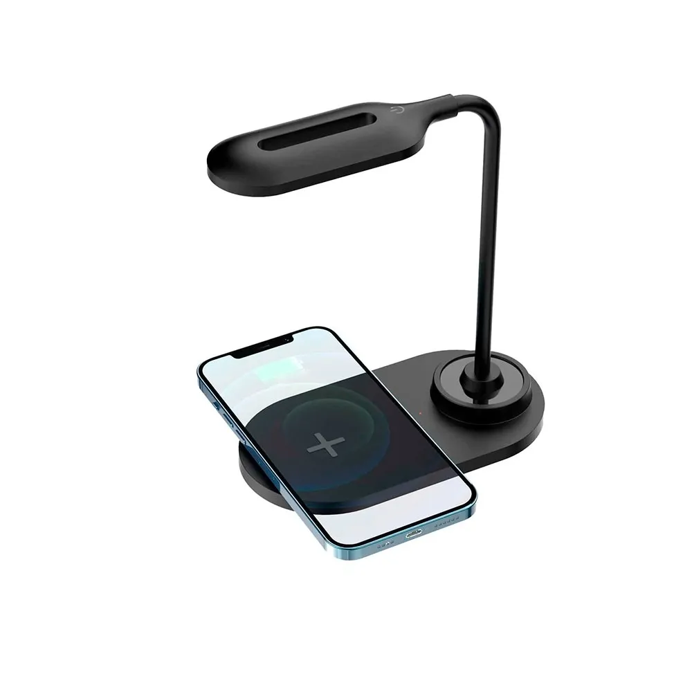 Luminária LED com Carregador Sem Fio