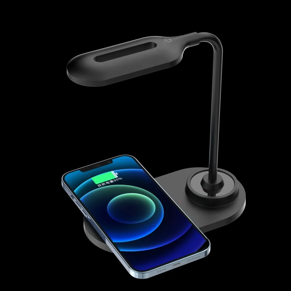 Luminária LED com Carregador Sem Fio