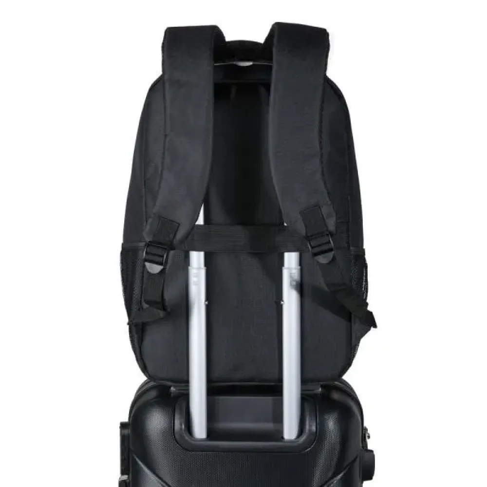 MOCHILA EM POLYESTER 600D - 28L - PRETA