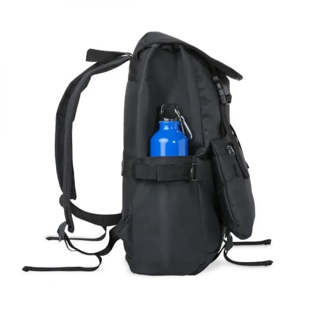 MOCHILA EM POLYESTER 600D - 18L - PRETA