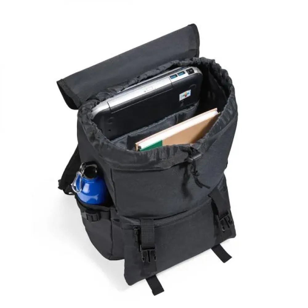 MOCHILA EM POLYESTER 600D - 18L - PRETA