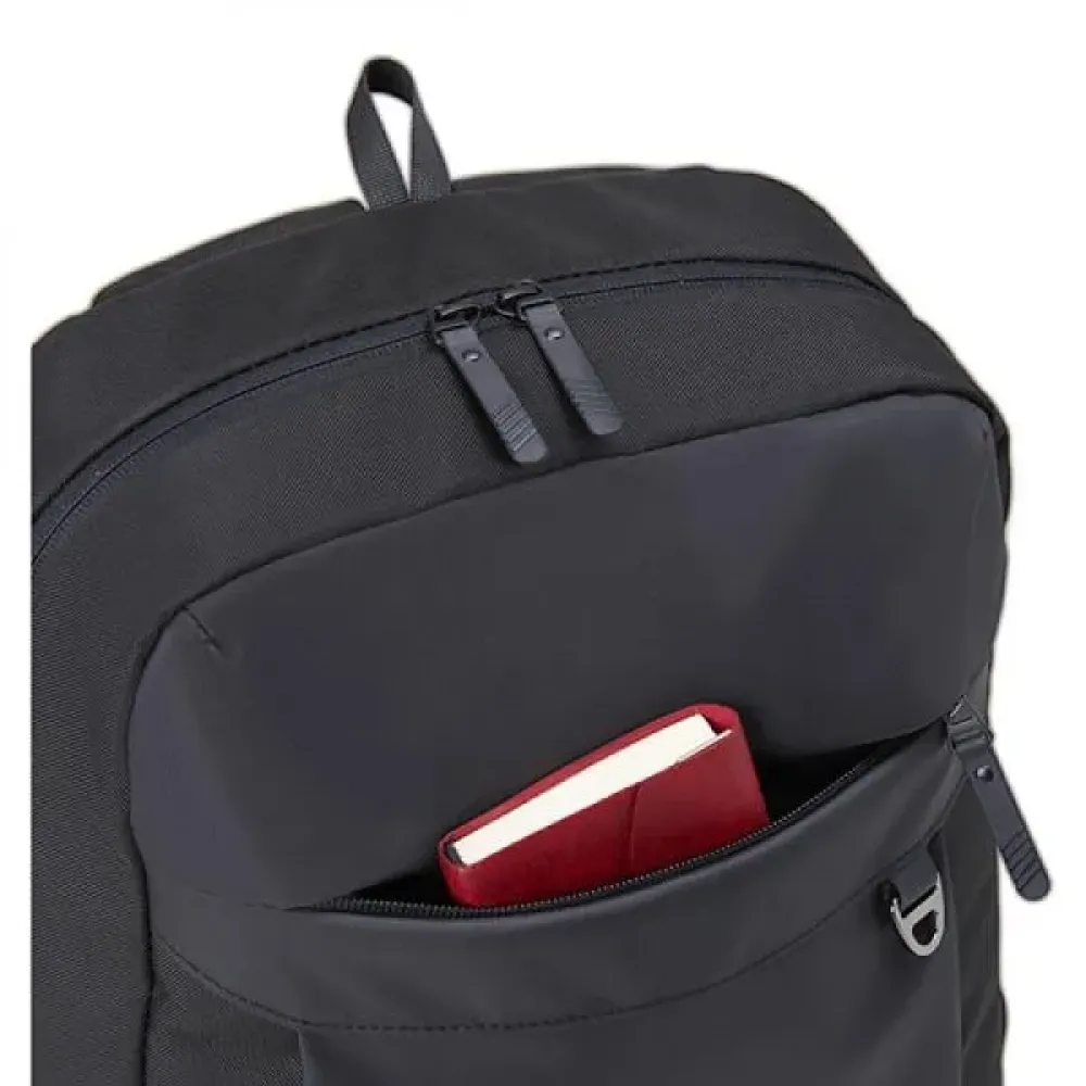 MOCHILA EM POLYESTER/PU - EXECUTIVE - 20L - PRETA