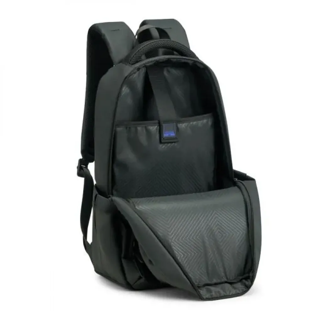 MOCHILA EM PU/POLYESTER - EXECUTIVE - 24L - PRETA
