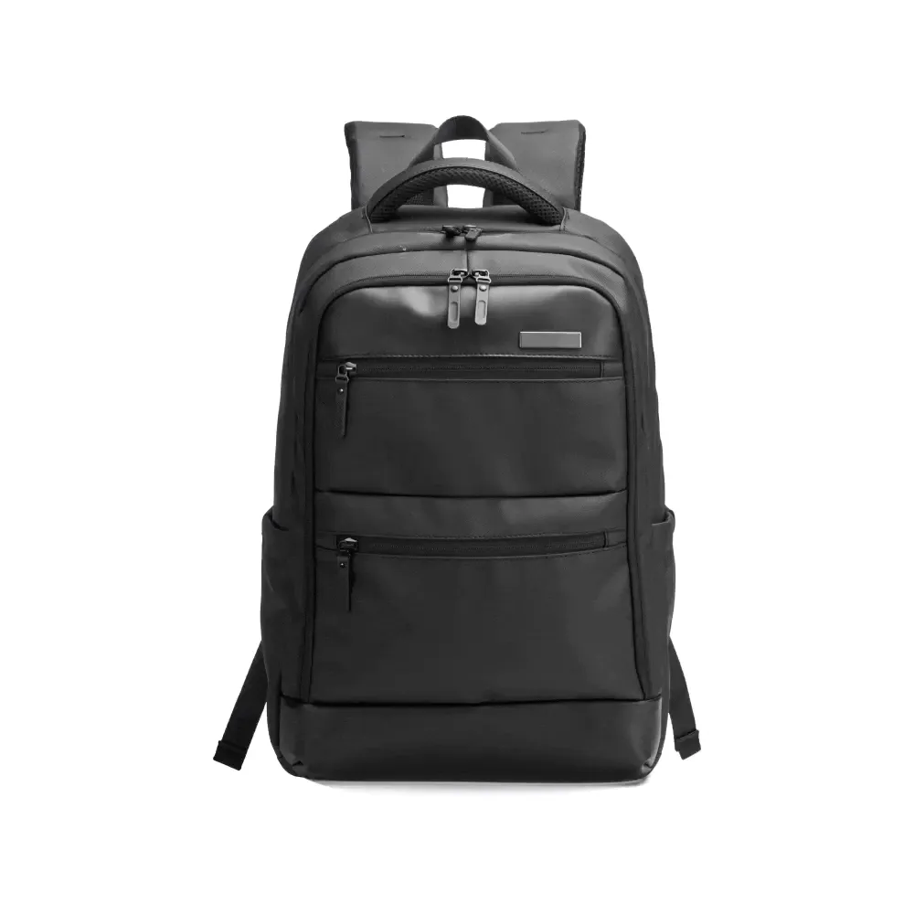 MOCHILA EM PU/POLYESTER - EXECUTIVE - 24L - PRETA