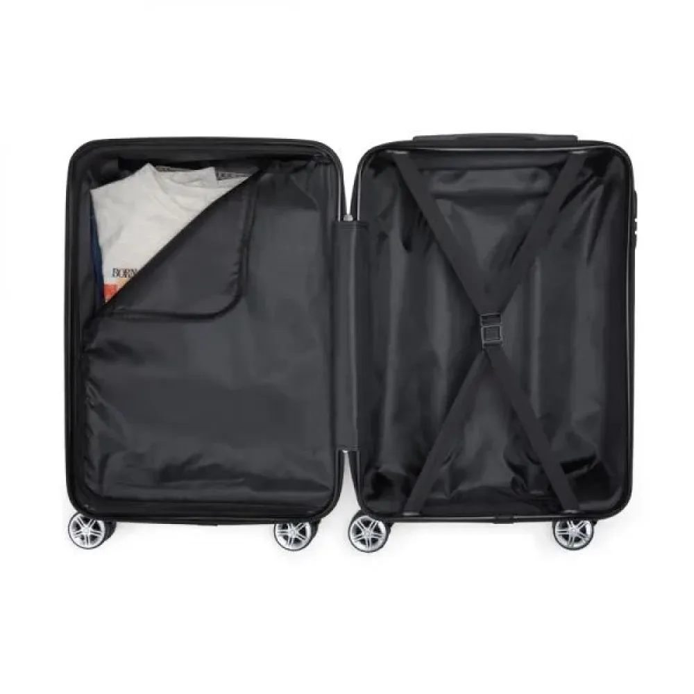 MALA DE VIAGEM EM ABS RÍGIDO COM RODINHAS 360º - 40L