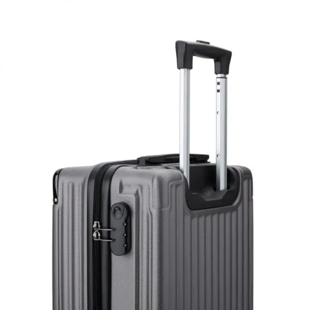 MALA DE VIAGEM EM ABS RÍGIDO COM RODINHAS 360º - 40L