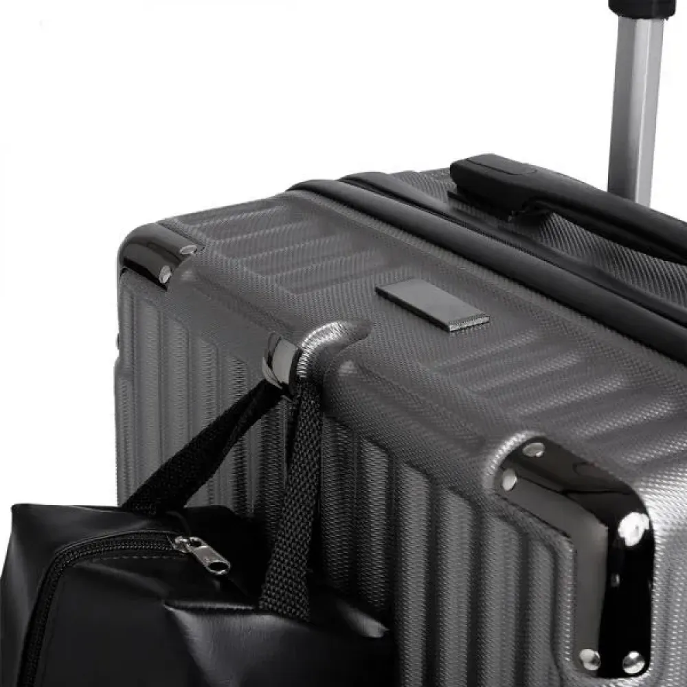 MALA DE VIAGEM EM ABS RÍGIDO COM RODINHAS 360º - 40L