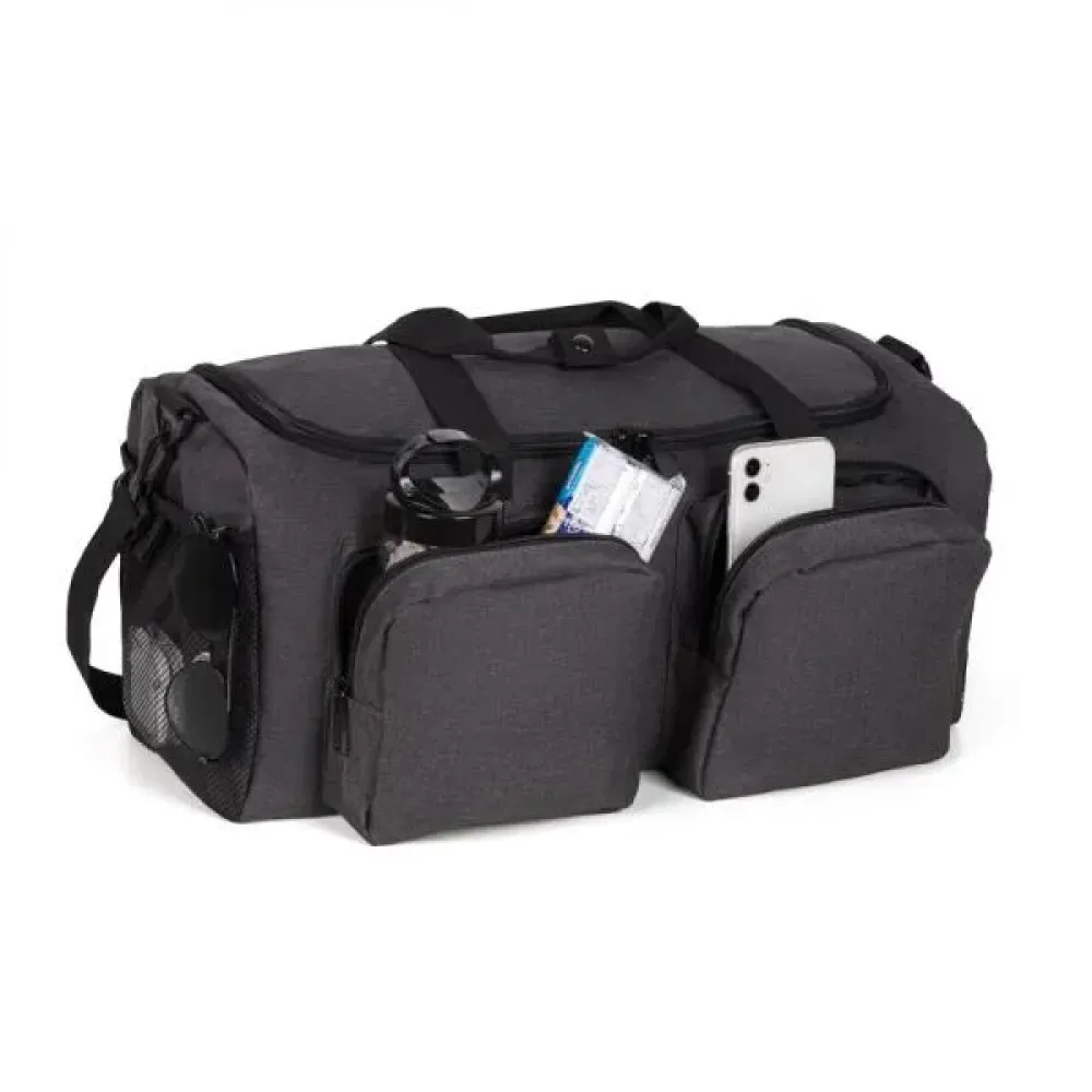 BOLSA ESPORTIVA EM RPET - CINZA ESCURO - 30L