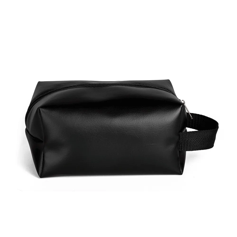 NECESSAIRE C/ ALÇA EM MATERIAL SINTÉTICO - MARROM