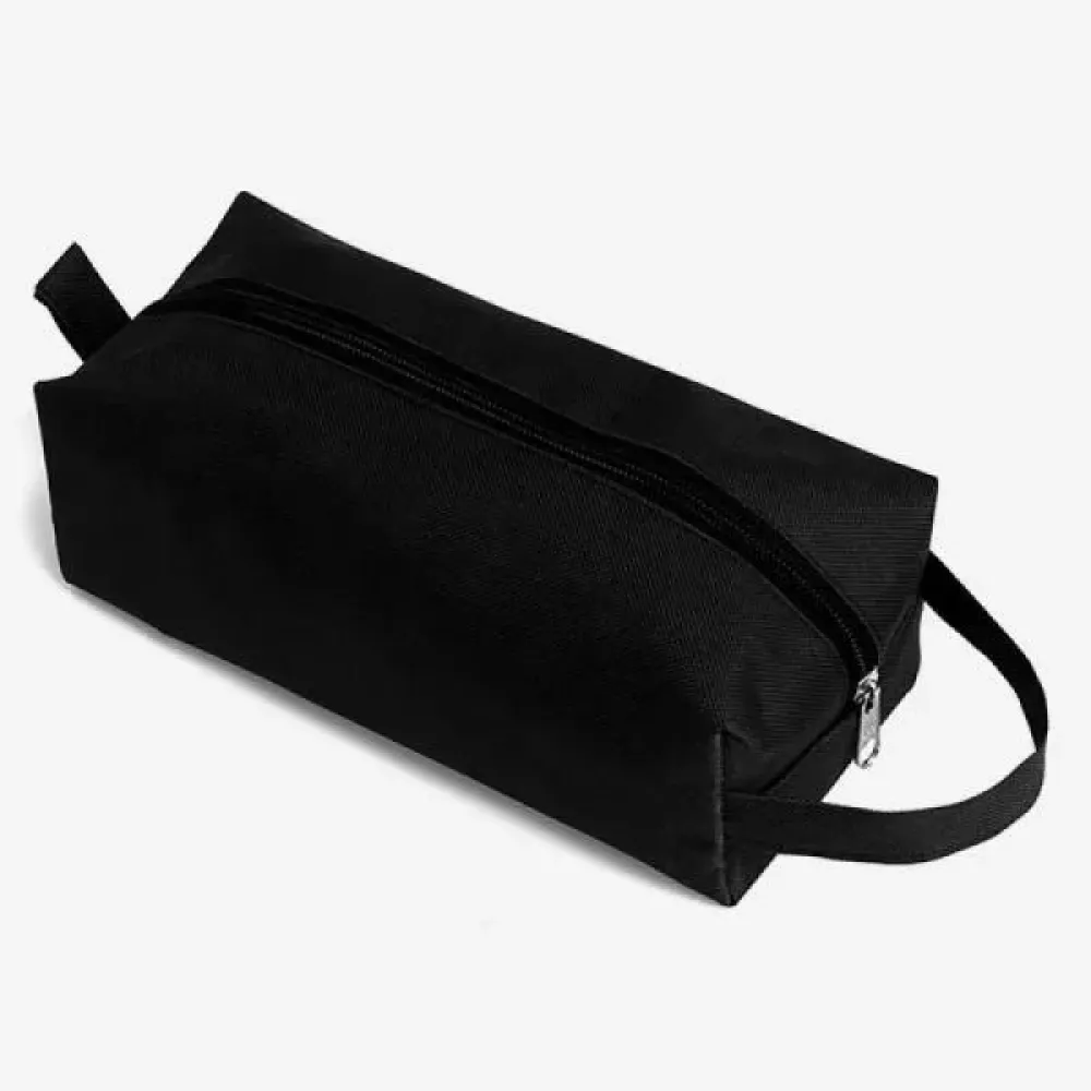NECESSAIRE EM NYLON 600 COM ALÇA - PRETA-MA-09761
