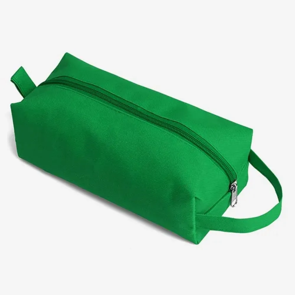 NECESSAIRE EM NYLON 600 COM ALÇA - VERDE-MA-09765