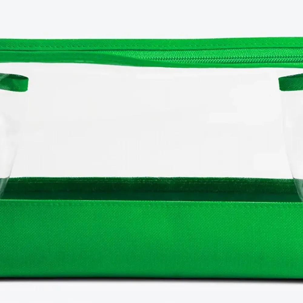 NECESSAIRE EM NYLON 600 PVC VERDE