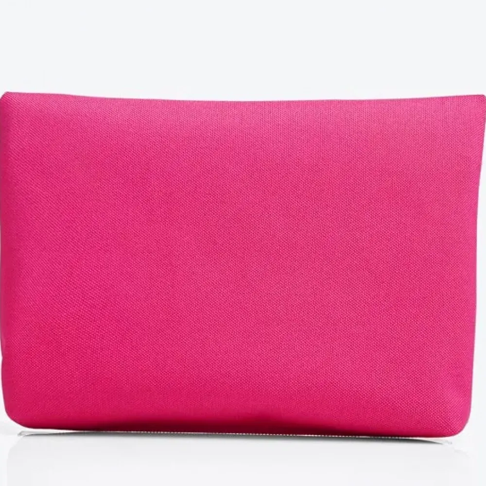 NECESSAIRE EM OXFORD / PVC - ROSA - 19X12,5CM