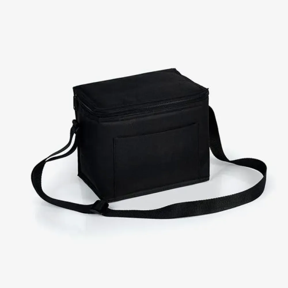 BOLSA TÉRMICA PRETA - 4L - 20X15X16CM -  NÃO IMPERMEÁVEL-EMA-15121