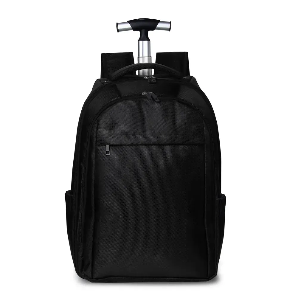 MOCHILA EM POLYESTER 600D COM RODINHA - 35L - PRETA-MA-00331