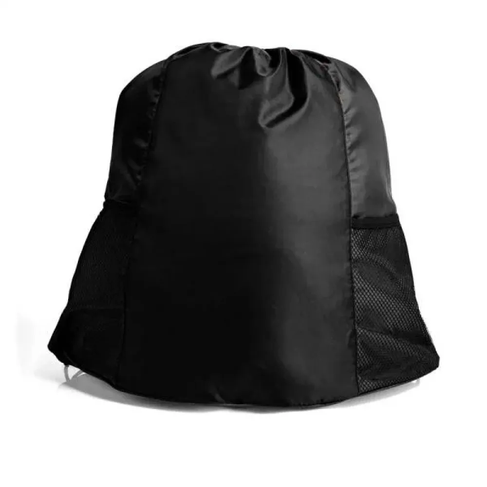 MOCHILA SACOLA PRETA EM NYLON - 20L-MA-03441