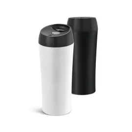 Imagem do produto MONARDA. Copo térmico para viagem em aço inox e PP 470 mL