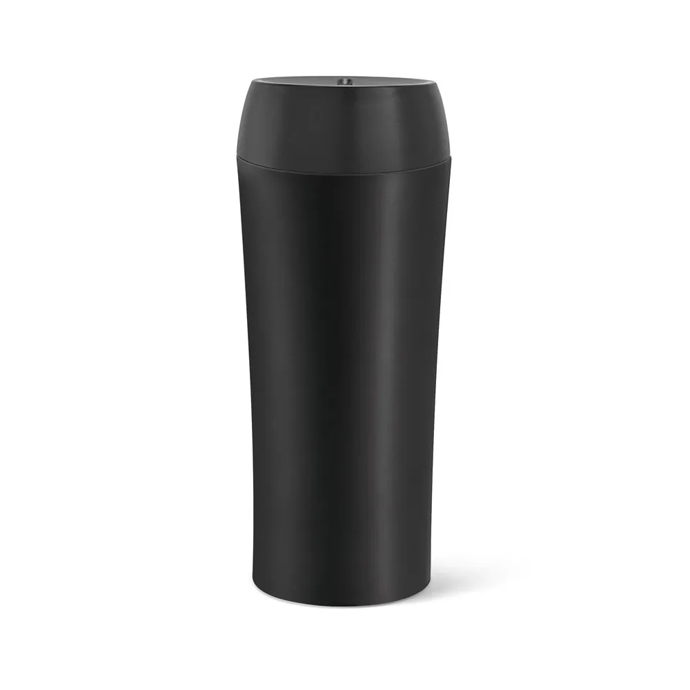 MONARDA. Copo de viagem térmico em aço inox de parede dupla isolada a ar (470 mL)