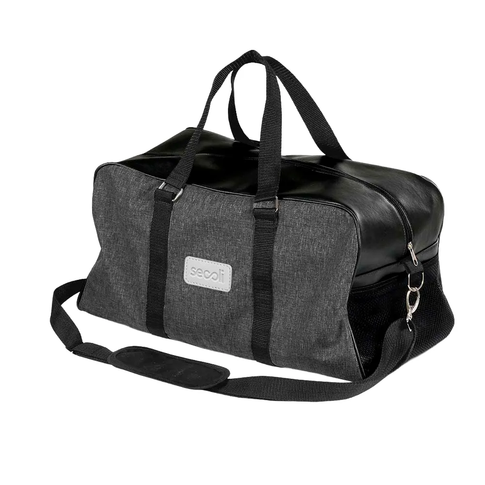 Mala Esportiva Retangular com Alça Tiracolo e Alças de Mão