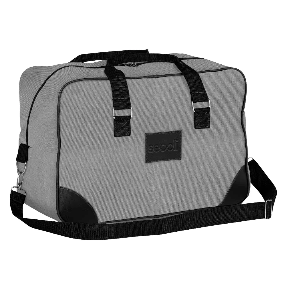 Mala Esportiva com Alça Tiracolo Ajustável e Abertura Superior com Zíper-MAL-801