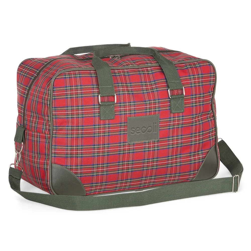 Mala Esportiva com Alça Tiracolo Ajustável e Abertura Superior com Zíper