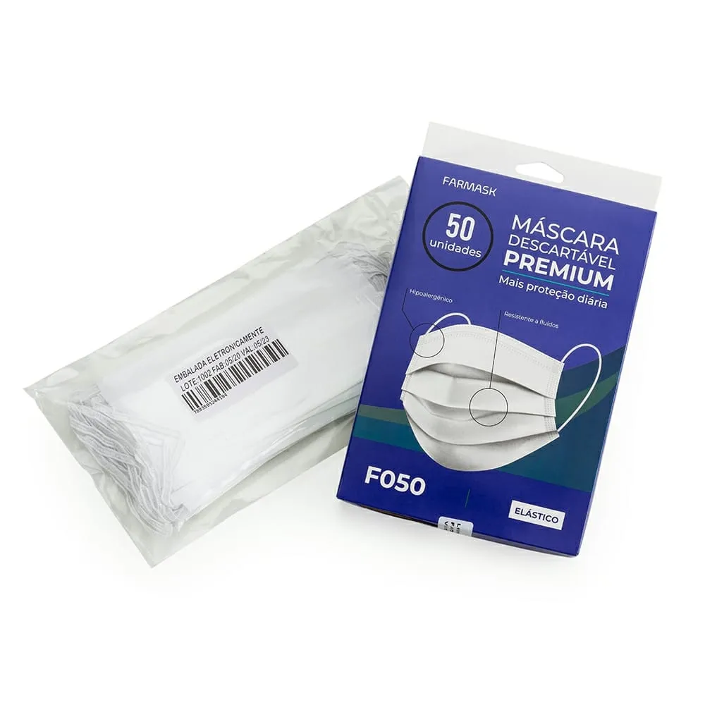 #Máscara Descartável SMS Camada Tripla-14468