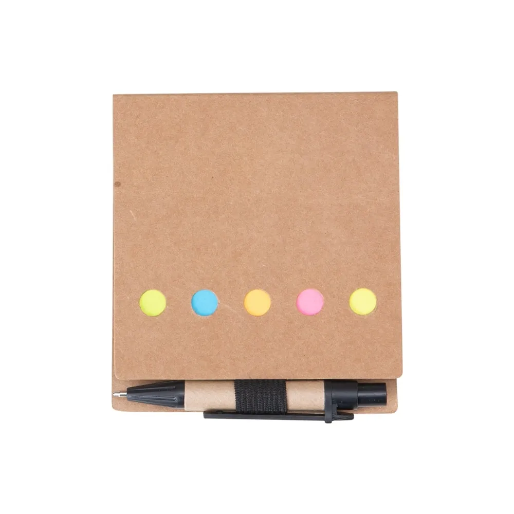 #Mini Bloco Ecológico com Autoadesivos e Caneta-13951