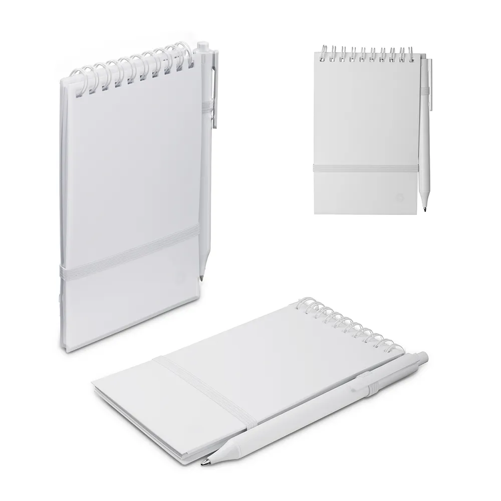 Mini Caderno A6 Capa em PP com caneta-BL028P