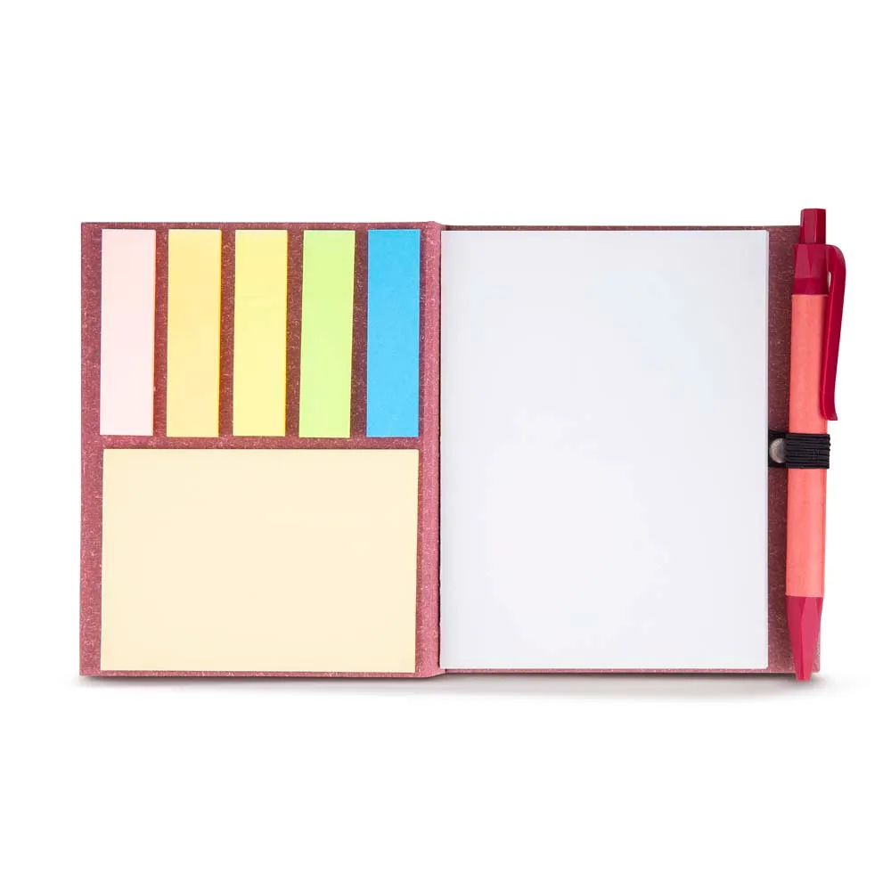 Mini Caderno A6 com caneta (13x11cm)