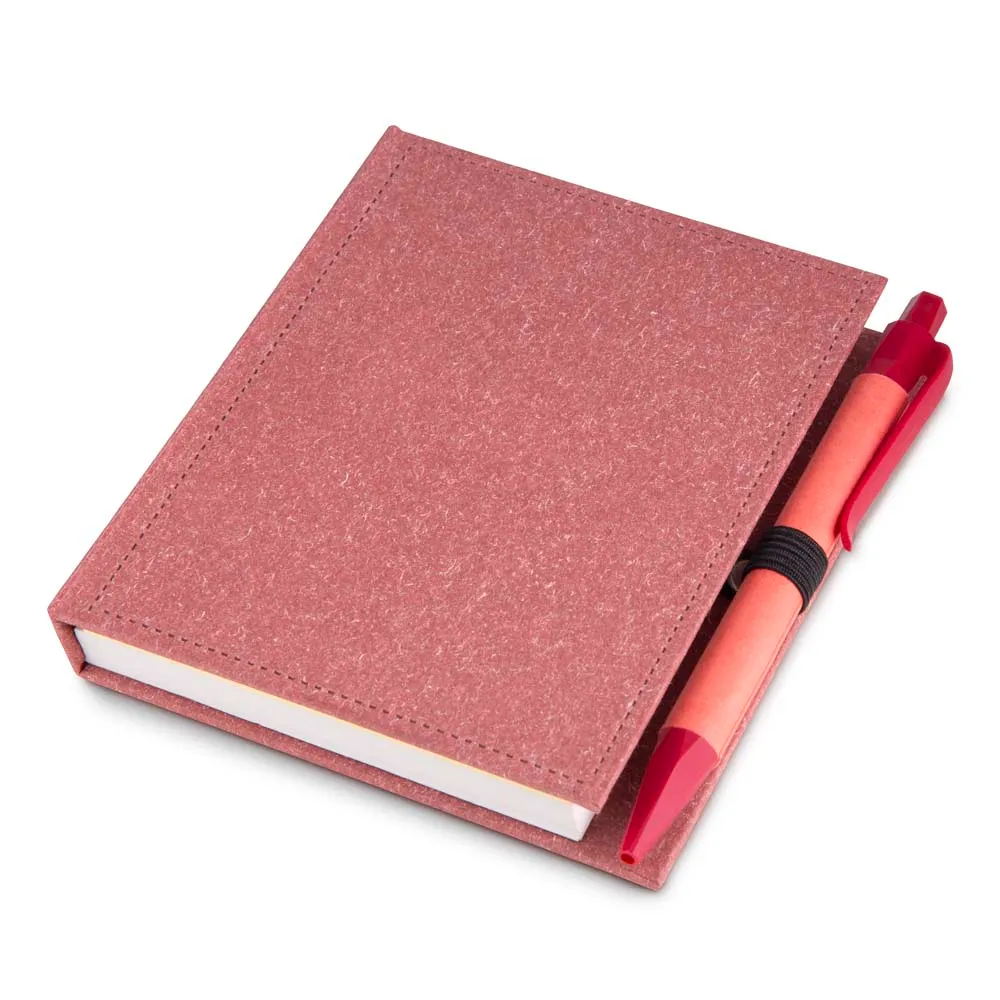 Mini Caderno A6 com caneta (13x11cm)