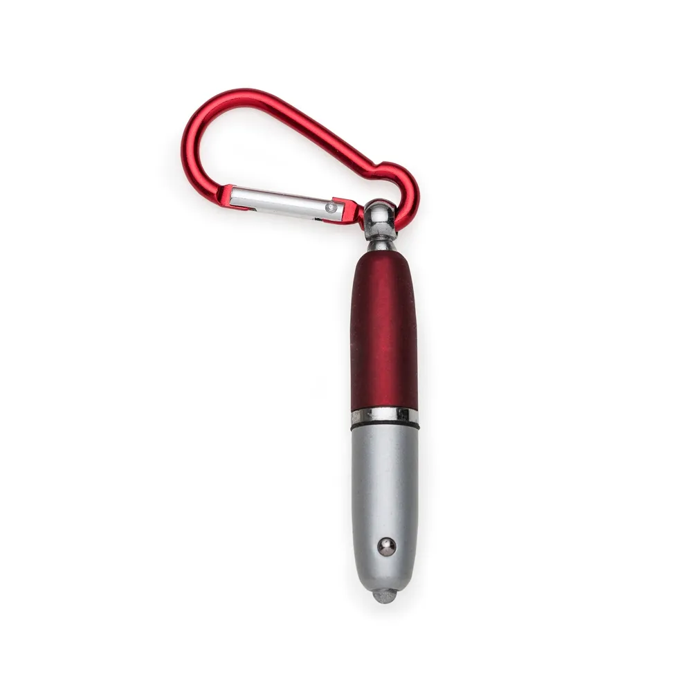 #Mini Caneta Metal com Lanterna