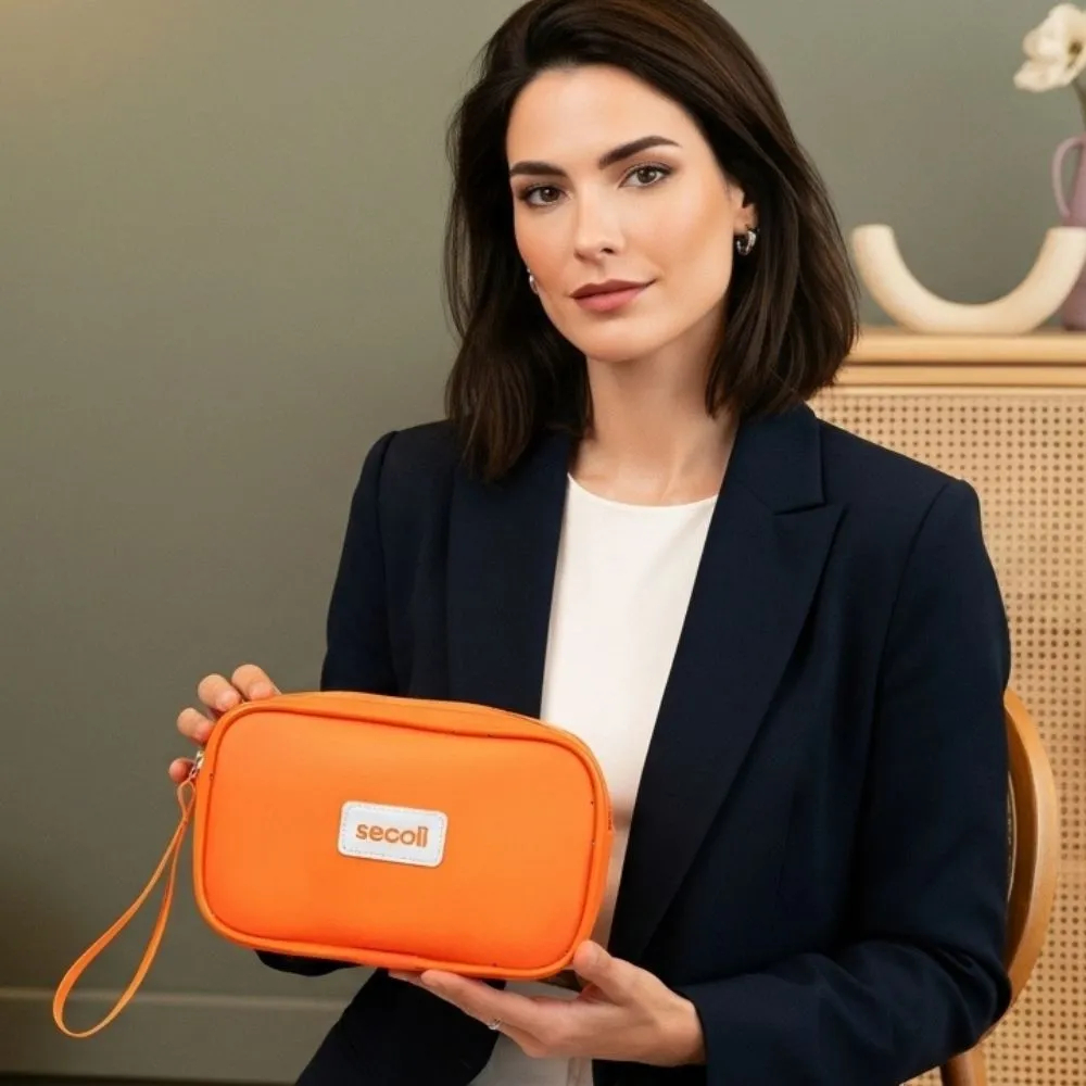 Mini Carteira Neon com Zíper