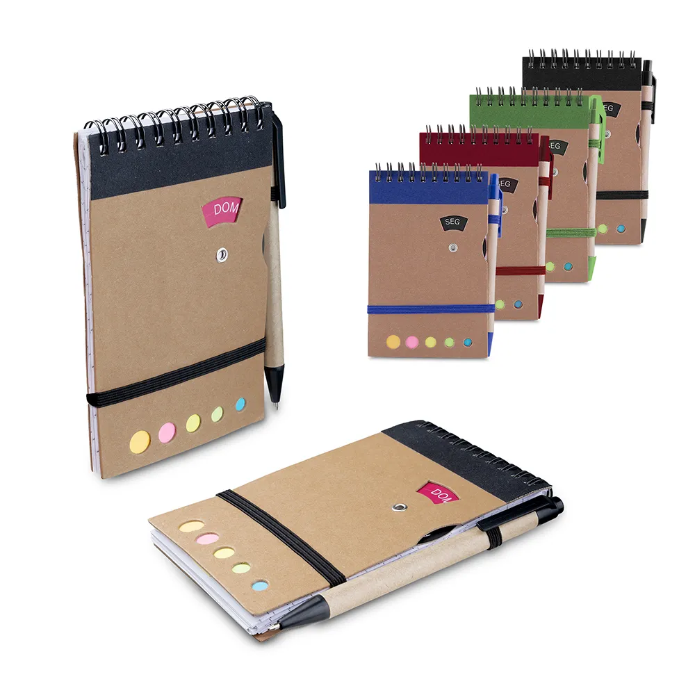 Mini caderno A6 com caneta-BL037