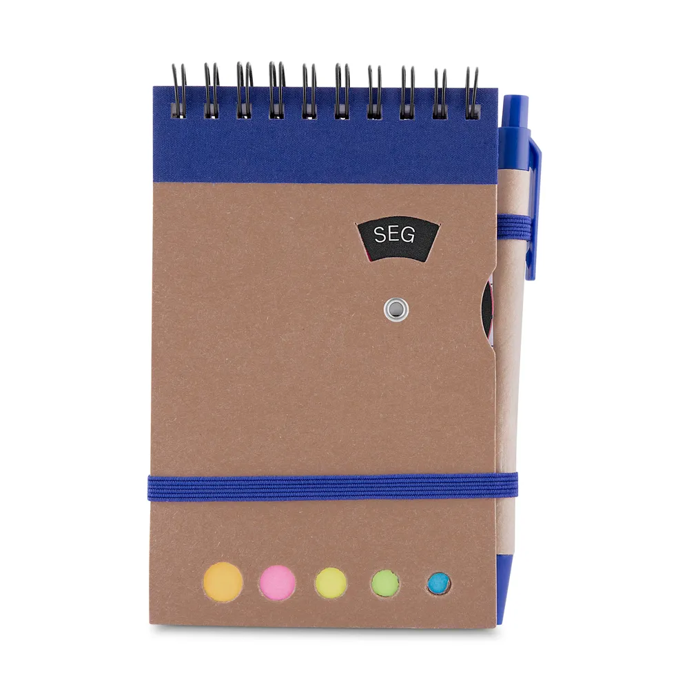 Mini caderno A6 com caneta