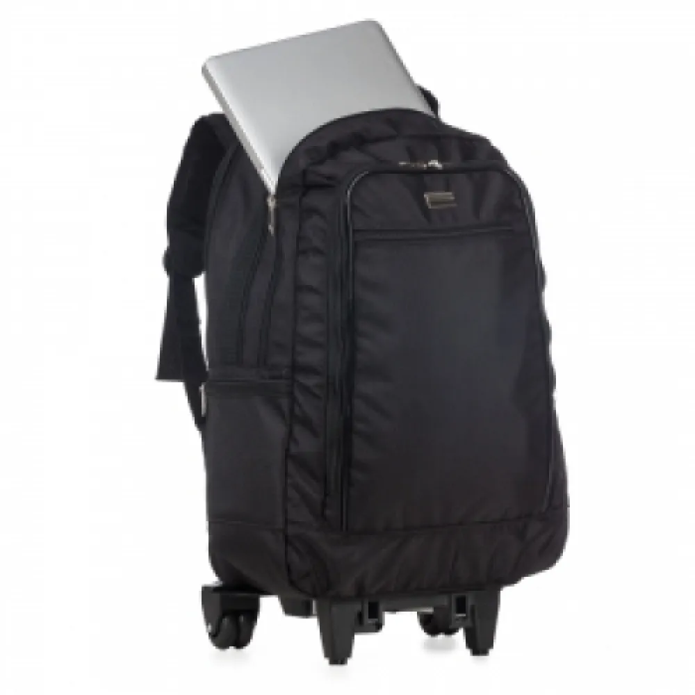 #Mochila Poliester com Rodas