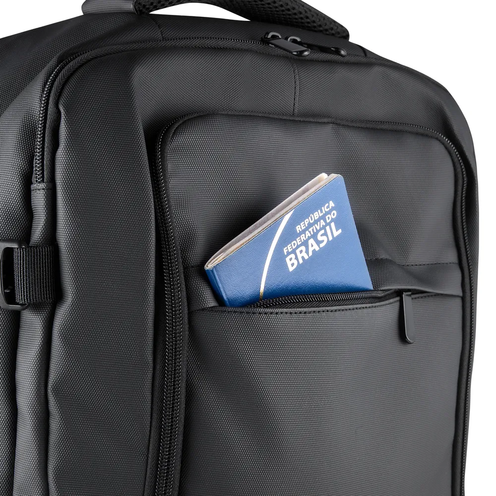 Mochila com compartimento a vácuo e expansor