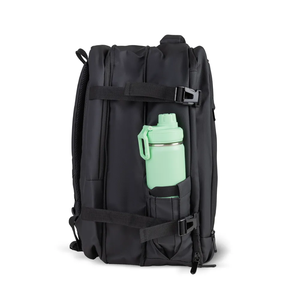 Mochila com compartimento a vácuo e expansor