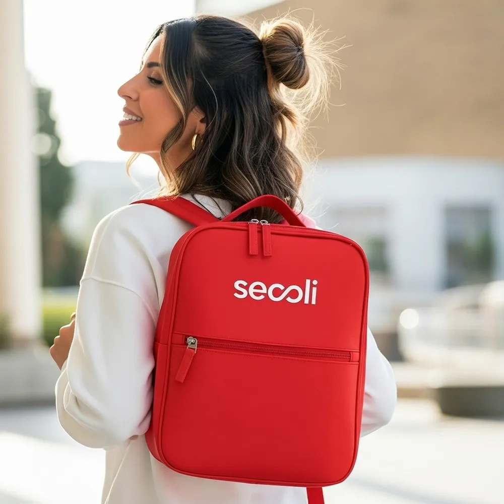 Mochila de Couro Estilosa 