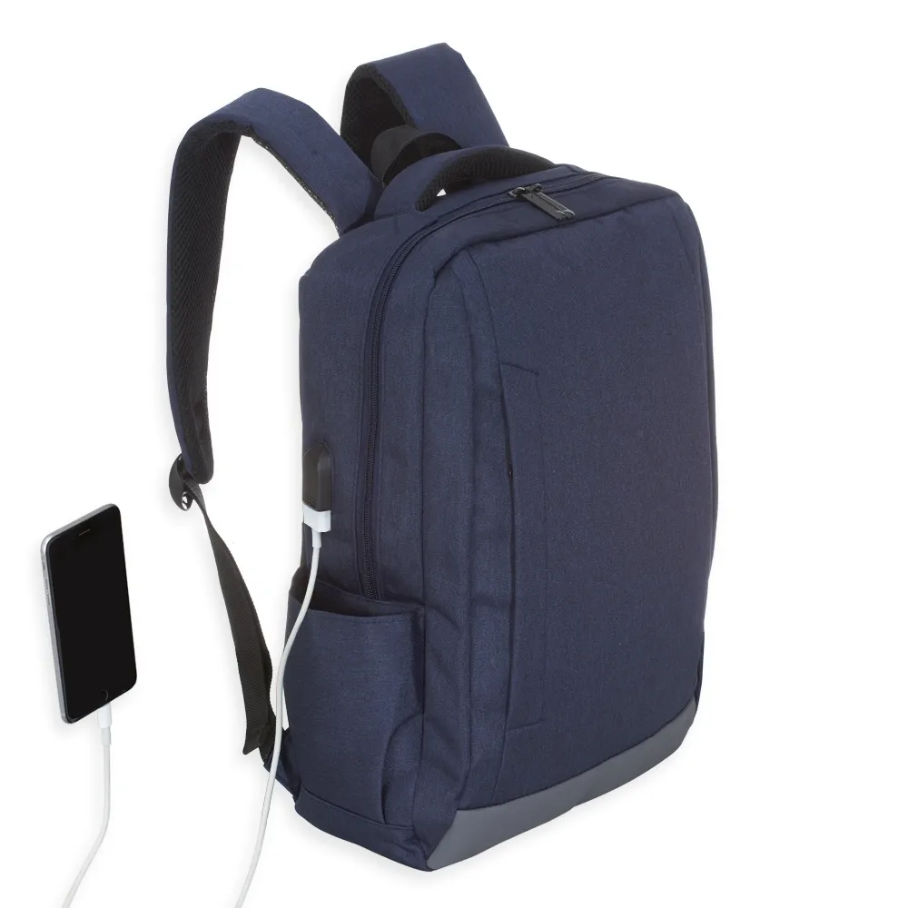 Mochila de Nylon USB Personalizada-03034