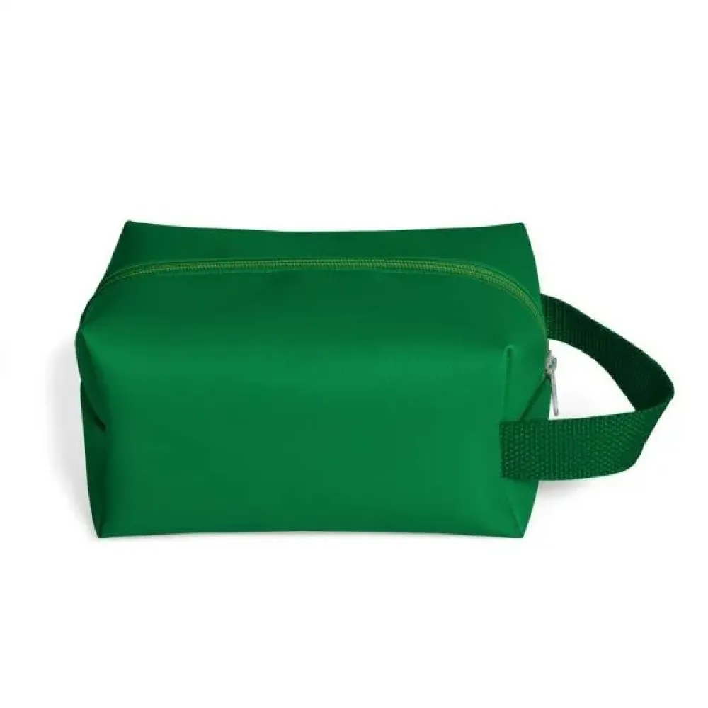 NECESSAIRE C/ ALÇA EM MATERIAL SINTÉTICO - VERDE