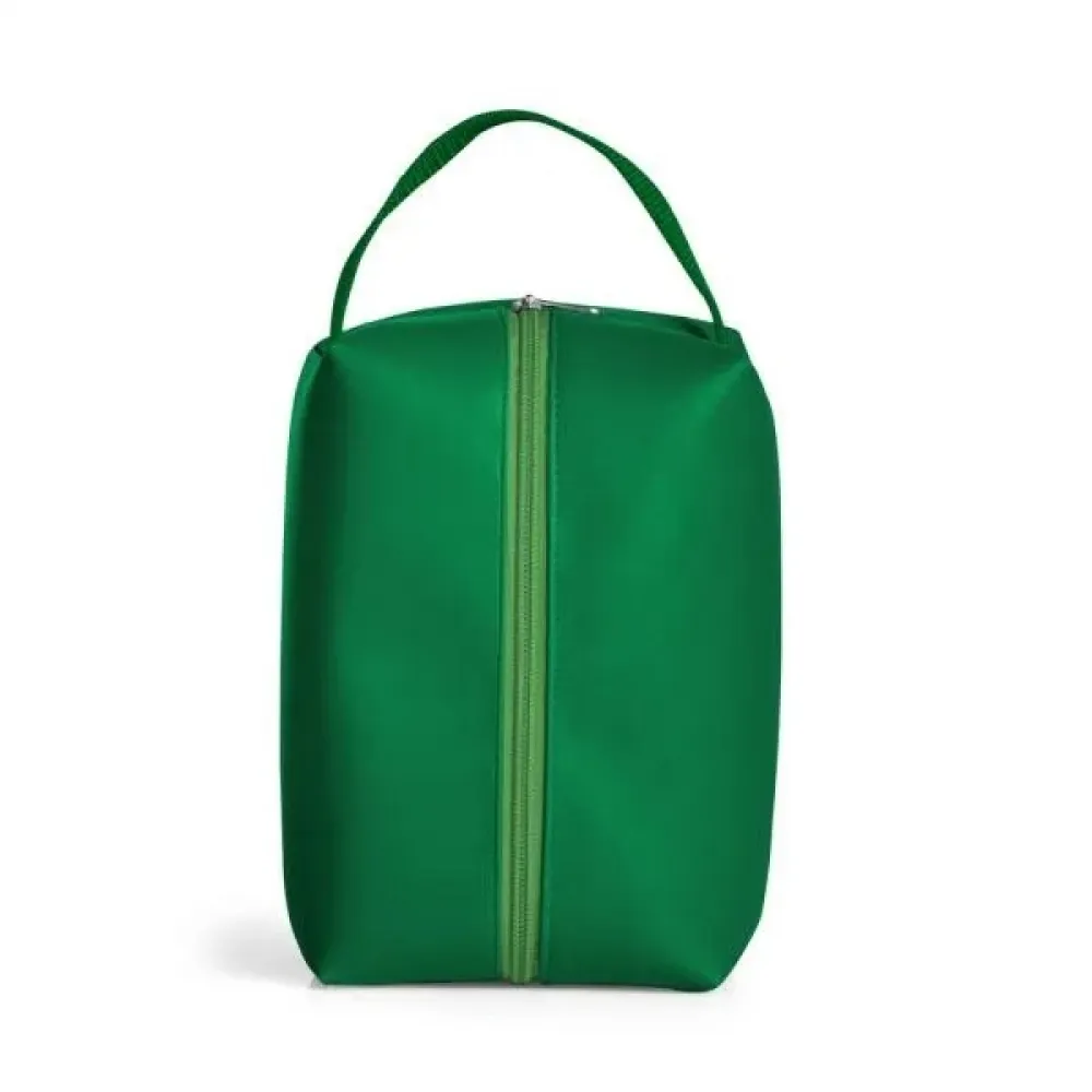 NECESSAIRE C/ ALÇA EM MATERIAL SINTÉTICO - VERDE