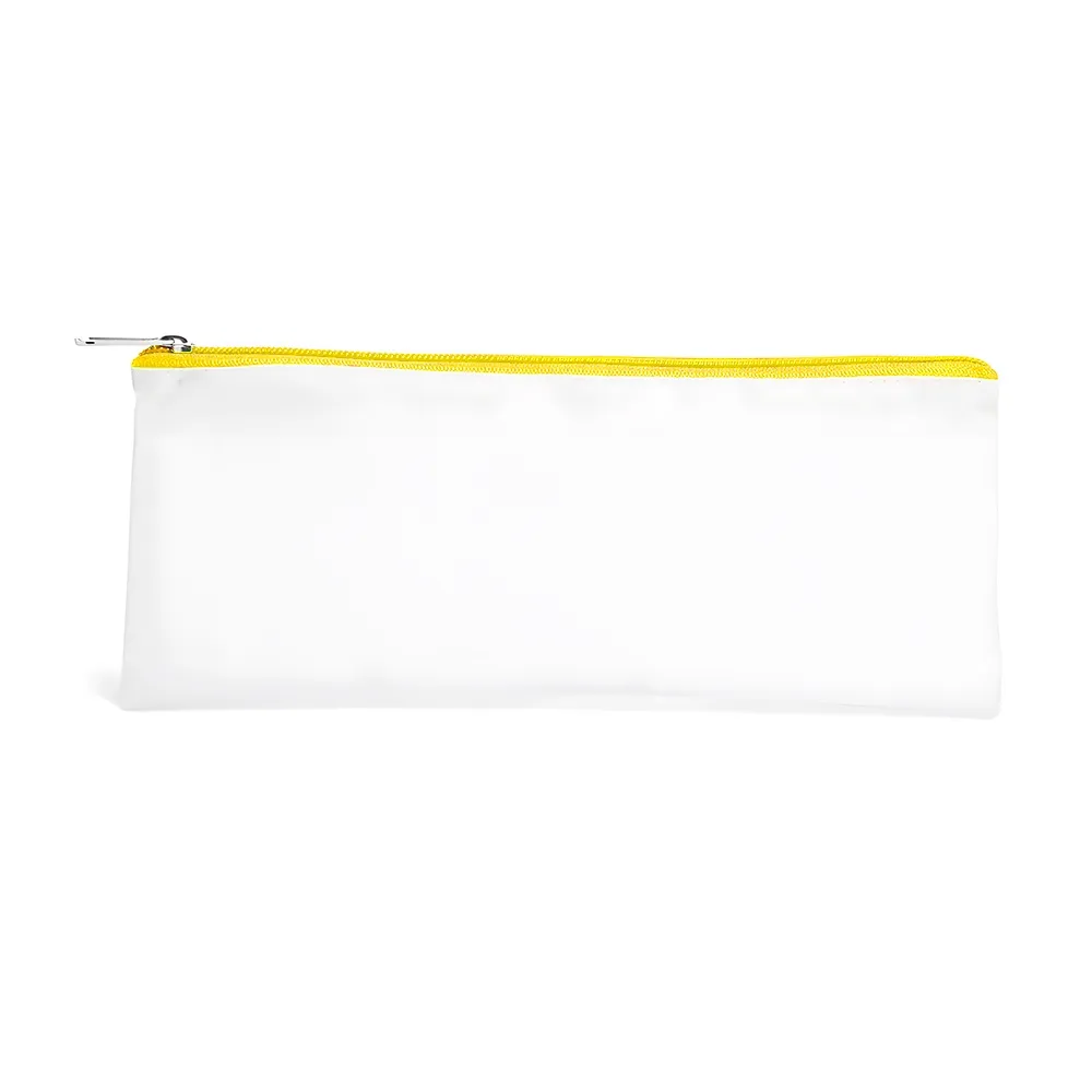 NECESSAIRE EM NYLON 210 RESINADO - AMARELA - 24X10,5CM-MA-09546