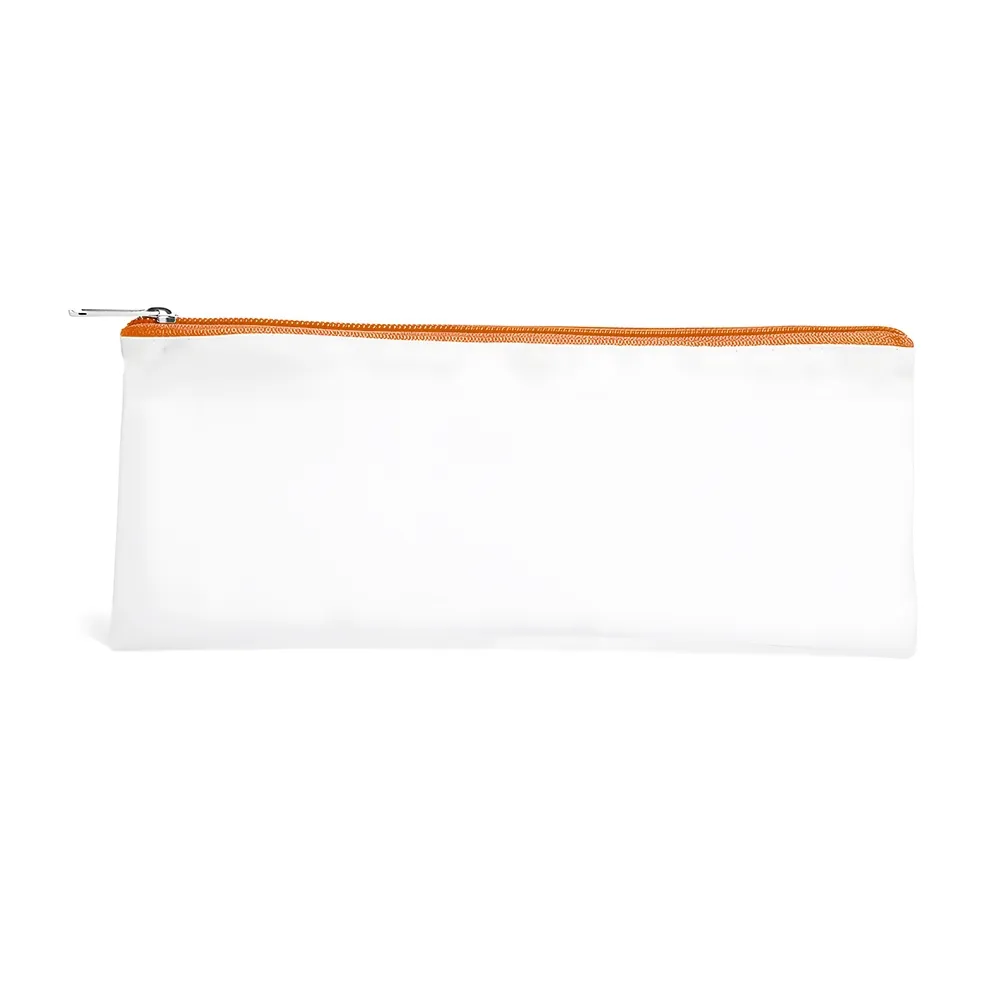 NECESSAIRE EM NYLON 210 RESINADO - LARANJA - 24X10,5CM-MA-09547-LAR