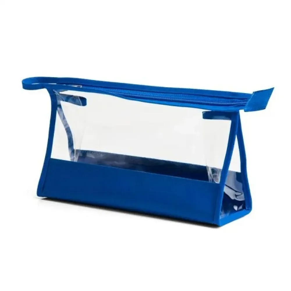 NECESSAIRE EM NYLON 600 E PVC AZUL