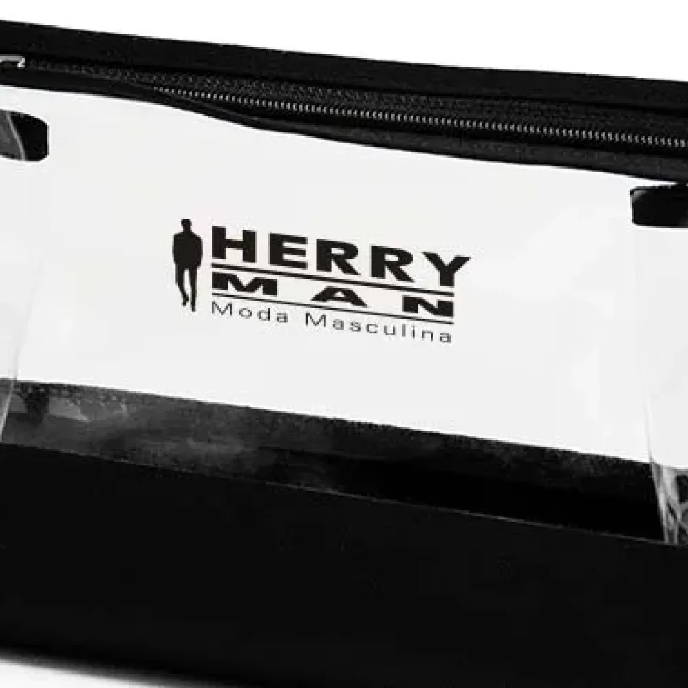 NECESSAIRE EM NYLON 600 / PVC PRETA