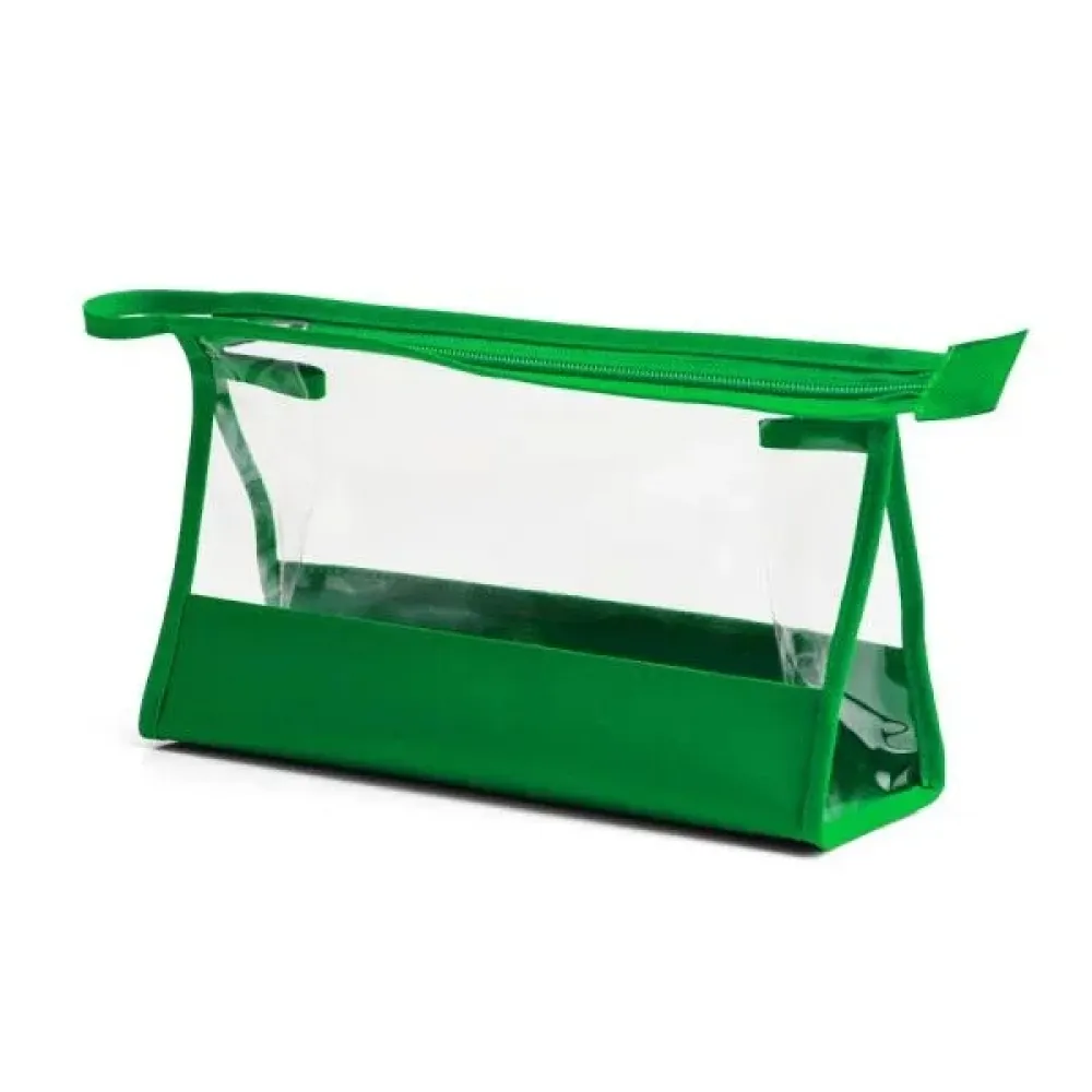 NECESSAIRE EM NYLON 600 PVC VERDE